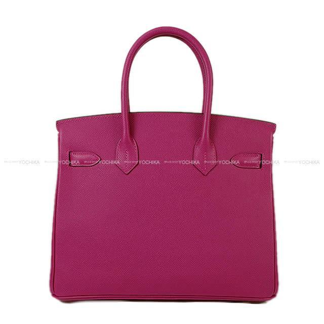 HERMES エルメス ハンドバッグ バーキン30 ローズパープル エプソン シルバー金具 新品