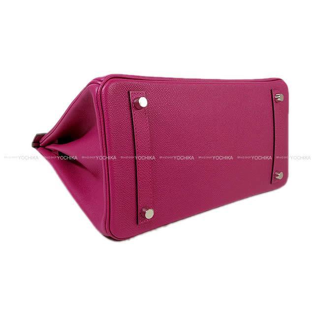 HERMES エルメス ハンドバッグ バーキン30 ローズパープル エプソン シルバー金具 新品