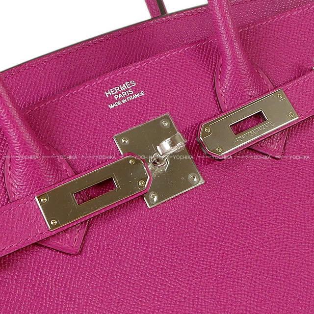 HERMES エルメス ハンドバッグ バーキン30 ローズパープル エプソン シルバー金具 新品