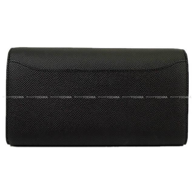HERMES エルメス 長財布 コンスタンス ロング 黒(ブラック) エプソン C刻印 シルバー金具 新品