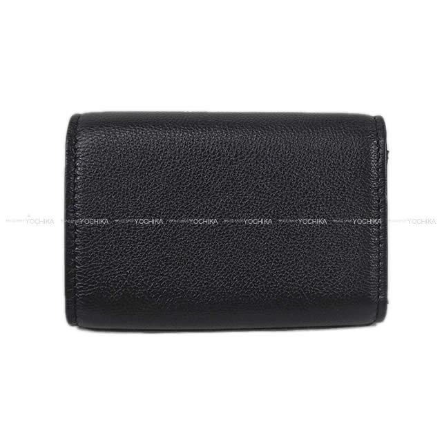 18年秋冬 新作 Chanel シャネル チェーン エンボス ココマーク キーリング付 4連キーケース ネイビー グレインドカーフスキン ゴールド金具 0262 新品