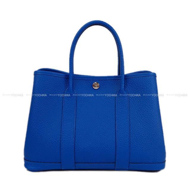 HERMES エルメス ハンドバッグ ガーデンパーティ 30 TPM ブルーゼリージュ ヴァッシュカントリー 新品