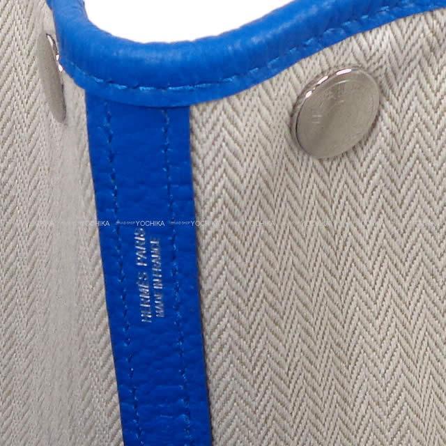 HERMES エルメス ハンドバッグ ガーデンパーティ 30 TPM ブルーゼリージュ ヴァッシュカントリー 新品