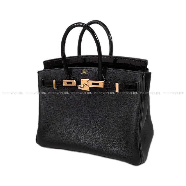 HERMES エルメス ハンドバッグ バーキン25 タッチ 黒 二ロティカスXトリヨンノヴィーヨ RGH金具 新品