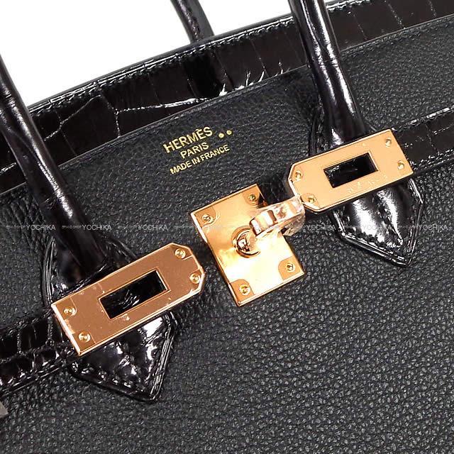 HERMES エルメス ハンドバッグ バーキン25 タッチ 黒 二ロティカスXトリヨンノヴィーヨ RGH金具 新品