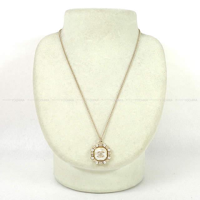 CHANEL シャネル ココマーク パールアラウンド ネックレス ゴールドXパールホワイト A53154 新品