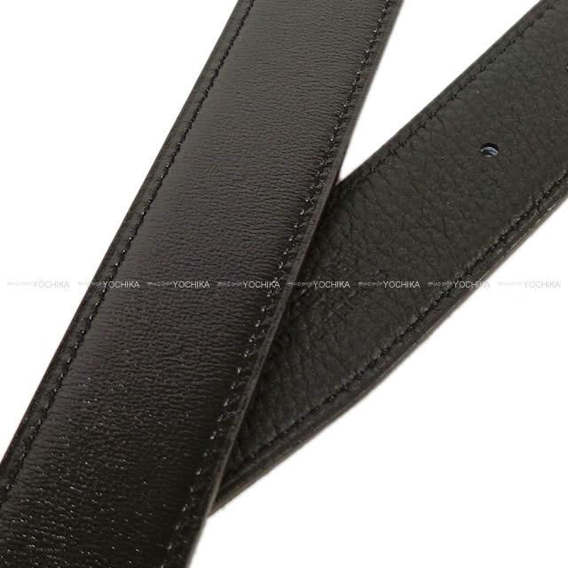 HERMES エルメス メンズ "コンスタンス 32" リバーシブル Hベルト #95 黒 ボックスカーフXトゴ 新品