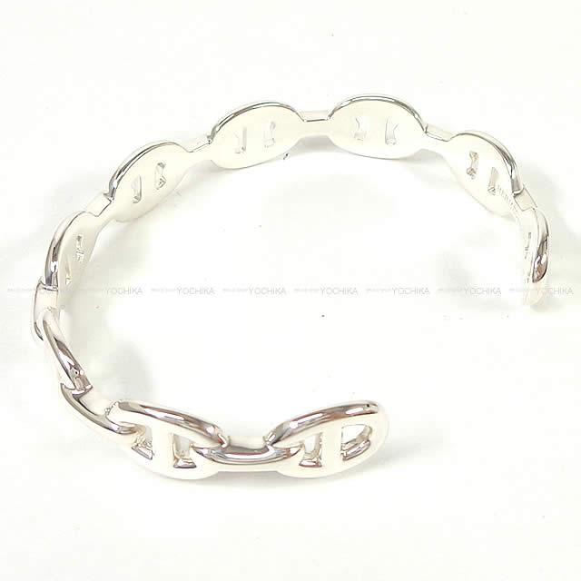 Hermes エルメス ブレスレット バングル シェーヌダンクル アンシェネ Lg シルバー 新品