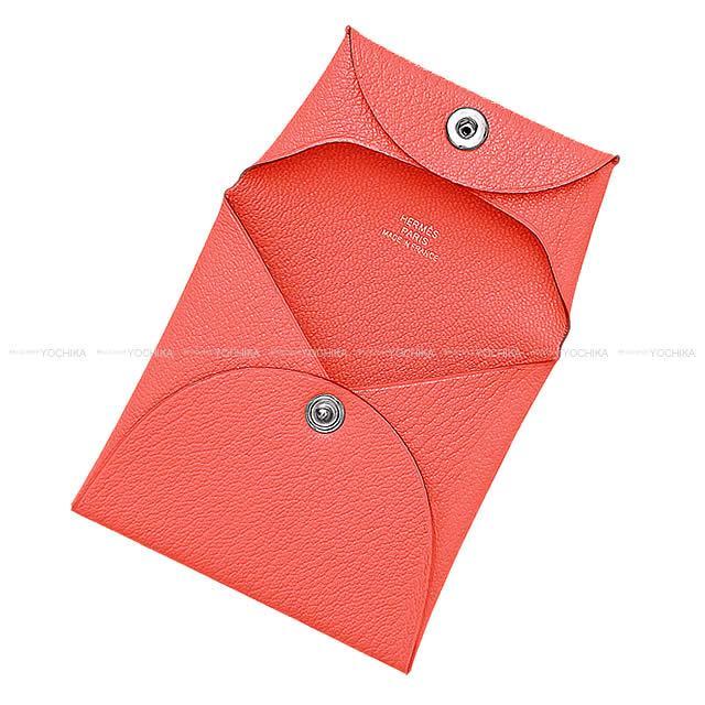 2018年 秋冬 新作 HERMES エルメス コインケース バスティア ローズデテ(ローズドエテ) シェーブル 新品
