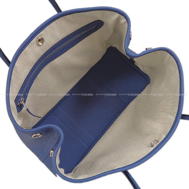 HERMES エルメス ハンドバッグ ガーデンパーティ 30 TPM ブルーブライトン ネゴンダ 新品