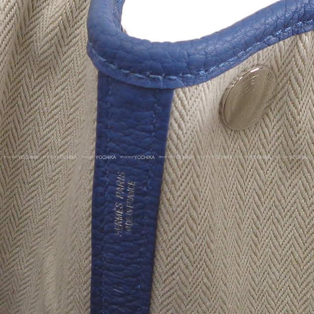 HERMES エルメス ハンドバッグ ガーデンパーティ 30 TPM ブルーブライトン ネゴンダ 新品