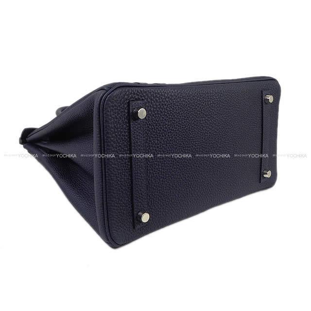 HERMES エルメス ハンドバッグ バーキン30 オフィサー ブルーニュイ/ヴェールシプレ(サイプレス) トゴ/スイフト