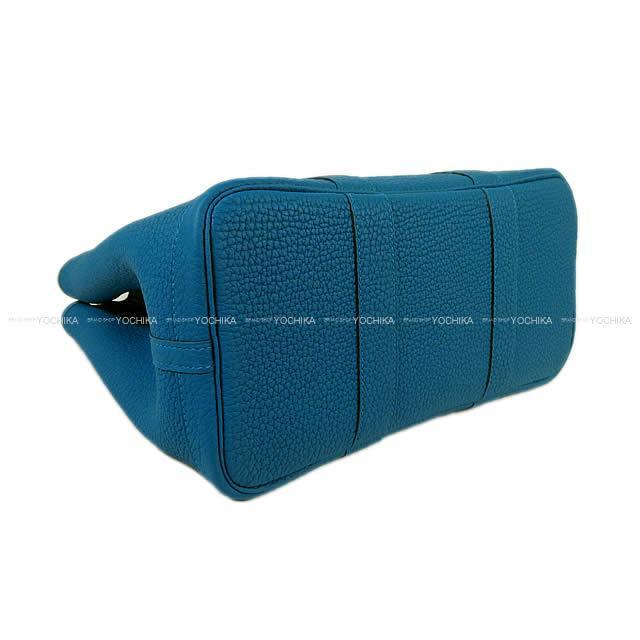 HERMES エルメス ハンドバッグ ガーデンパーティ 30 TPM ブルーイズミール ネゴンダ 新品
