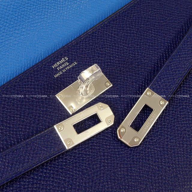 HERMES エルメス 長財布 ケリーウォレット ロング ヴェルソ グリアスファルトXブルーインディゴ エプソン 新品