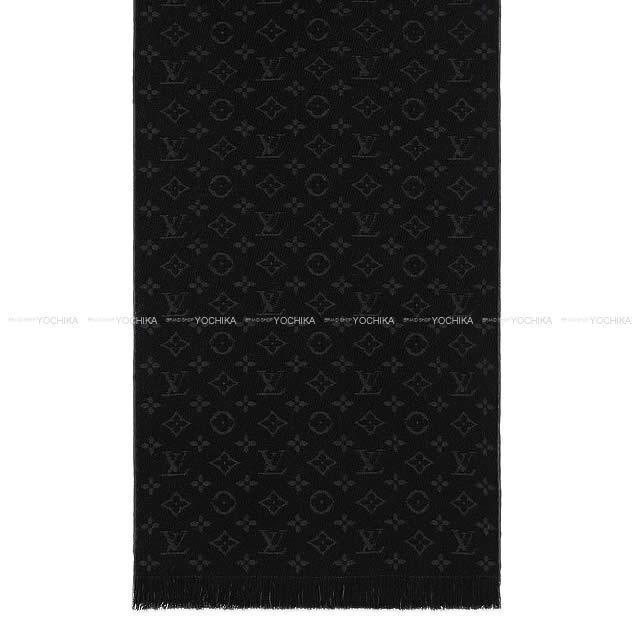 楽天市場】LOUIS VUITTON ルイヴィトン M70520 モノグラム エシャルプクラシック フリンジ マフラー ウール メンズ ノワール  ブラック 【中古】 : ブランドショップ リファレンス