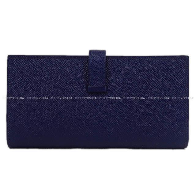 2018年 秋冬 新作 HERMES エルメス 長財布 ベアンスフレ ヴェルソ ブルーインクXブルーゼリージュ 新品