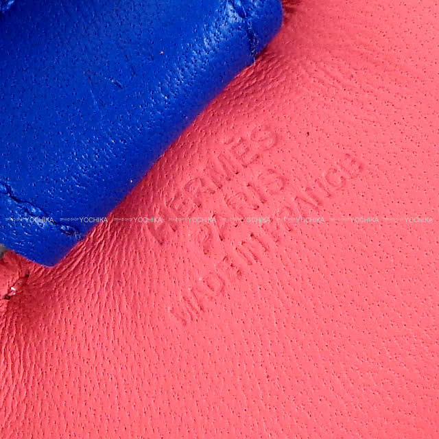 HERMES エルメス バッグチャーム "ロデオ/RODEO" PM ローズアザレ