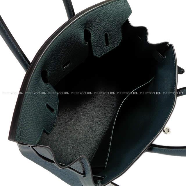 HERMES エルメス ハンドバッグ バーキン30 ヴェールシプレ(サイプレス) トゴ シルバー金具 新品