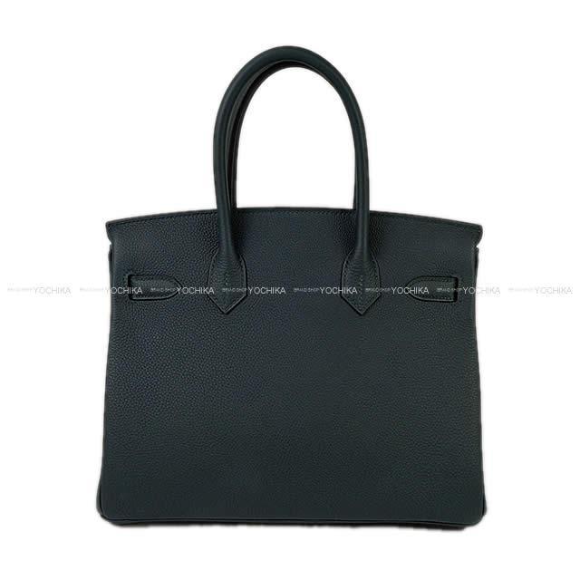 HERMES エルメス ハンドバッグ バーキン30 ヴェールシプレ(サイプレス) トゴ シルバー金具 新品