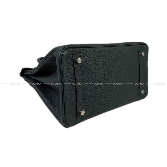HERMES エルメス ハンドバッグ バーキン30 ヴェールシプレ(サイプレス) トゴ シルバー金具 新品