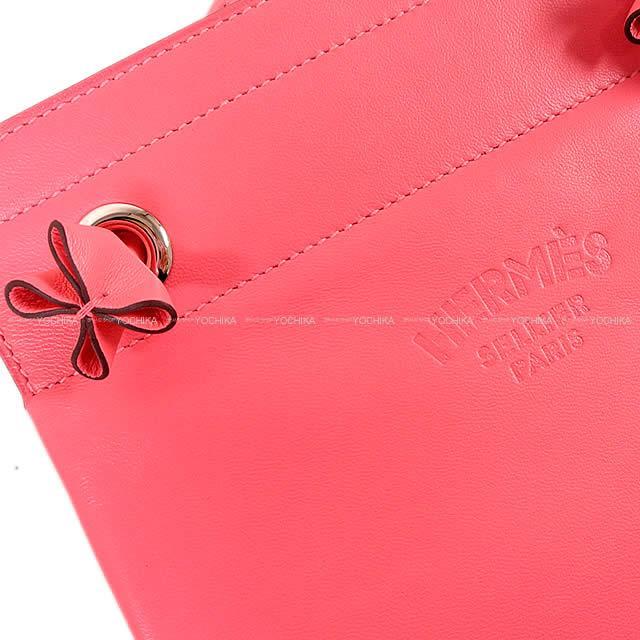 HERMES エルメス ショルダーバッグ アリーヌ(アリン)  MM ルージュXフォー