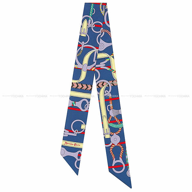 HERMES エルメス ツイリー 乗馬の装具一式 ツイリー スカーフ