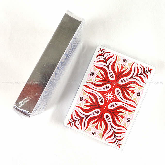 HERMES エルメス ノベルティ トランプ 赤(レッド)X青(ブルー) 新品