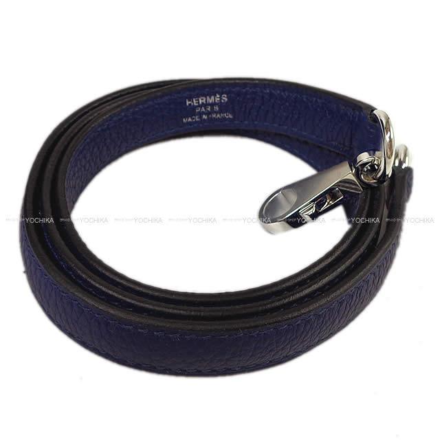 HERMES エルメス ハンドバッグ ボリード31 ブルーインク (ブルーアンクル) トリヨン シルバー金具 新品