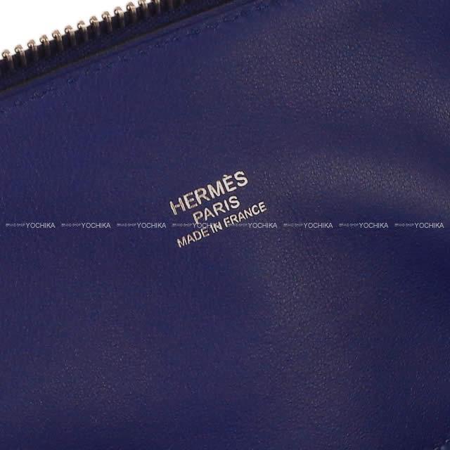 HERMES エルメス ハンドバッグ ボリード31 ブルーインク (ブルーアンクル) トリヨン シルバー金具 新品