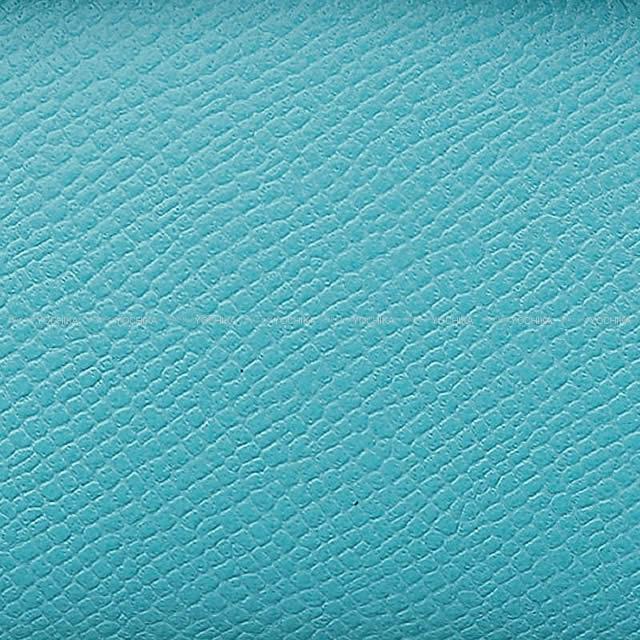 HERMES エルメス コインケース バスティア ブルーデュノール ヴォーマダム シルバー金具 新品