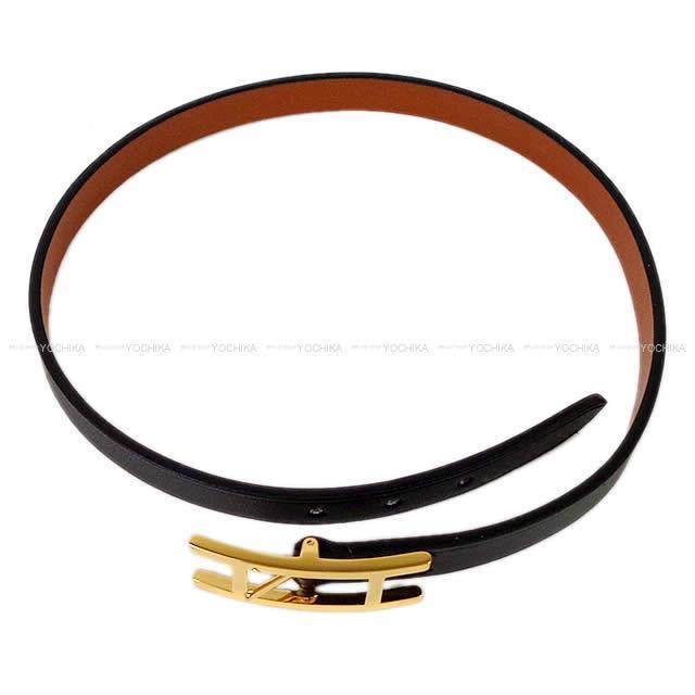 エルメス ビーアピ ドゥブルトゥール リバーシブル ブレスレット 黒/フォーヴ  新品
