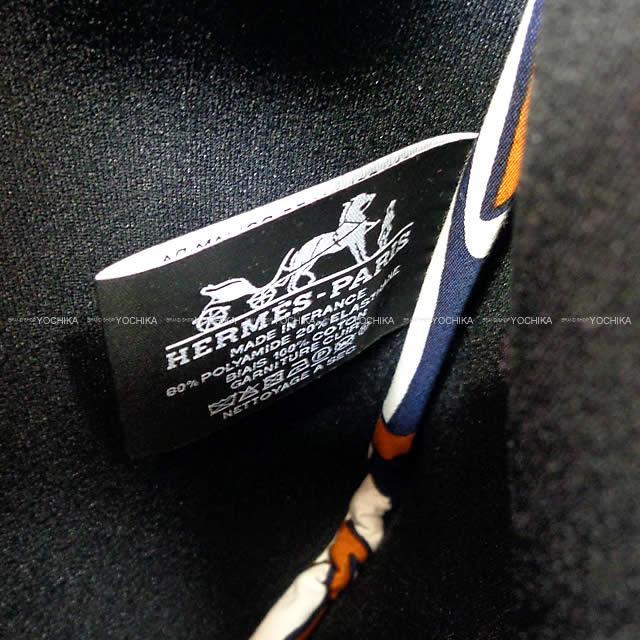 HERMES エルメス フラットポーチ "ネオバン" PM ブルー ポリアミド80%/エラスタン20% 新品