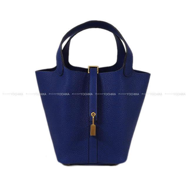 ピコタンロックpmブラックゴールド金具D刻印 （エルメス ピコタン  