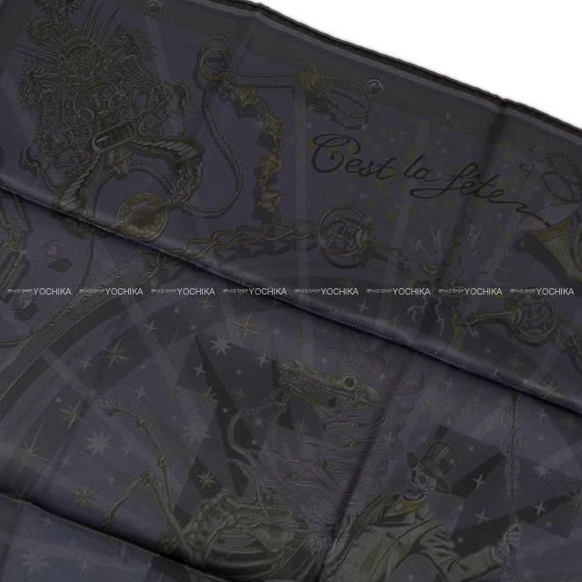 2012年秋冬 限定 HERMES エルメス メンズ スカーフ カレ70 "セラフェット" マリン