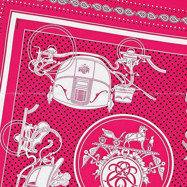 HERMES エルメス バンダナ カレ55 "Ex-Libris エクスリブリス" ローズインディアン 新品未使用