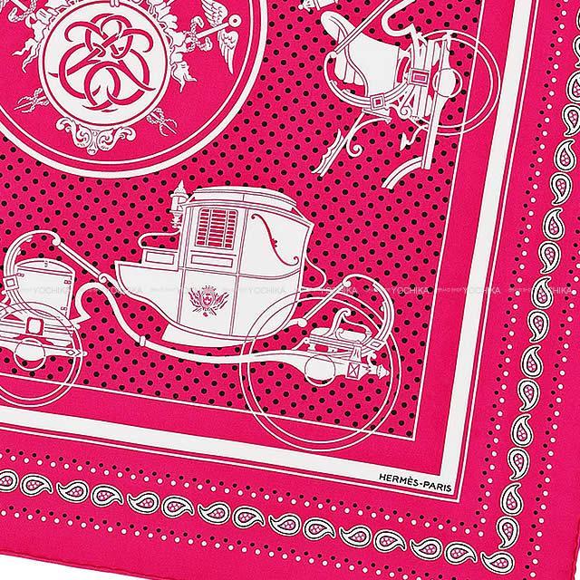 HERMES エルメス バンダナ カレ55 "Ex-Libris エクスリブリス" ローズインディアン 新品未使用