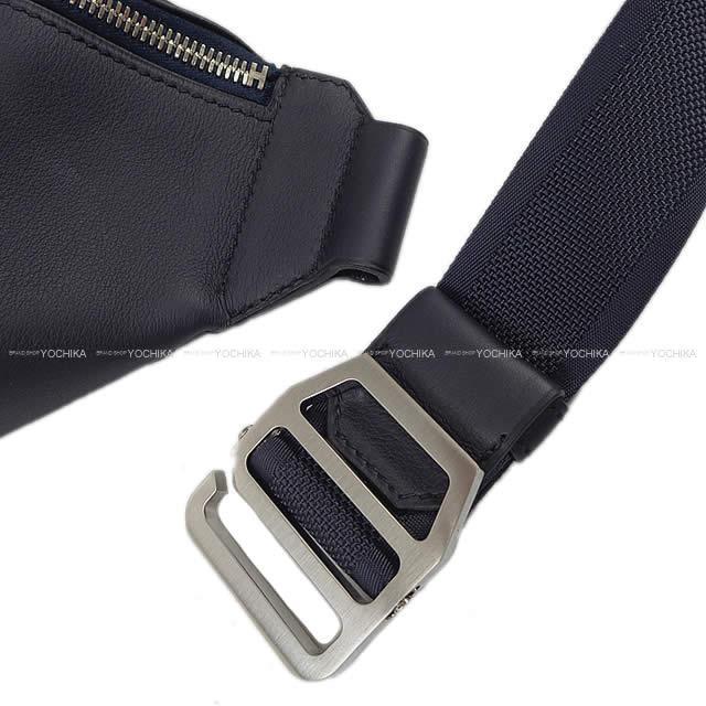 HERMES エルメス メンズ ショルダーバッグ "シティスライド クロス" PM ブルーインディゴ 新品未使用