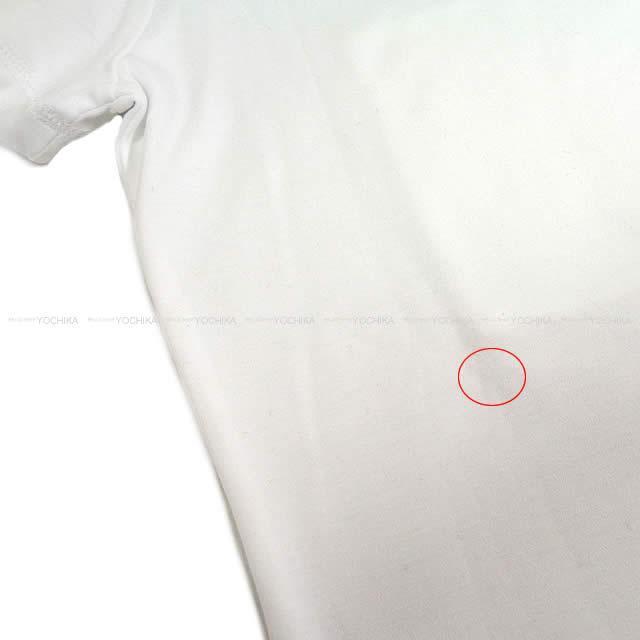 2019年春夏 新作 HERMES エルメス Tシャツ ポケット付 刺繍 #36 白(ホワイト)