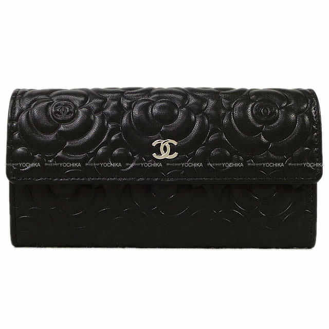 極美品】シャネル カメリア ロングウォレット 長財布 小銭入れ 1548