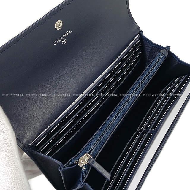 2019年春夏 プレコレクション 新作 CHANEL シャネル カメリア エンボス フラップ 長財布