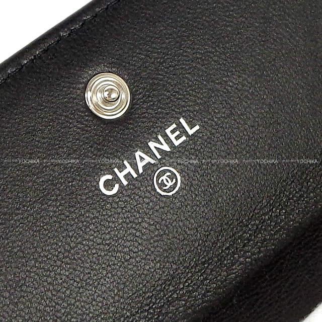 2019年春夏 新作 CHANEL シャネル マトラッセ バイカラー ボーダー フラップ 長財布 黒(ブラック)