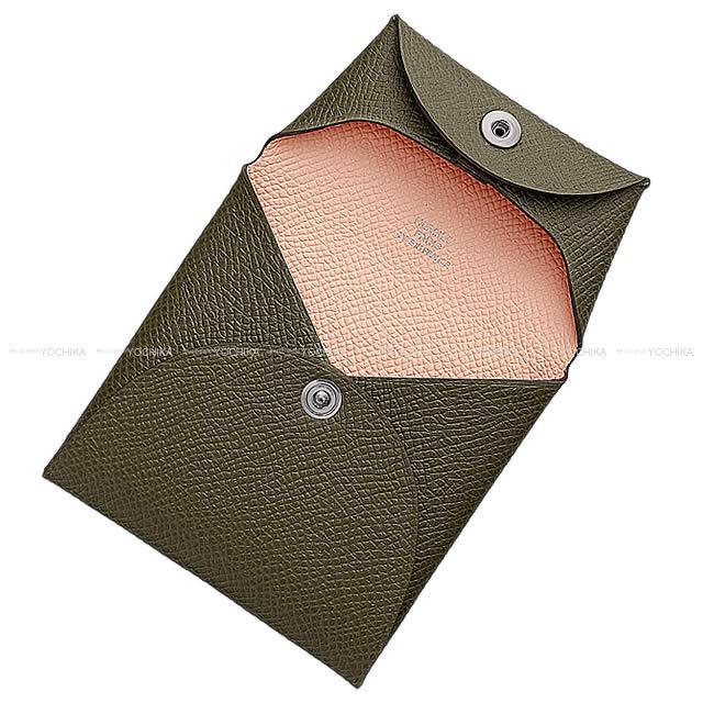 HERMES エルメス バスティア ヴェルソ コインケース ヴェールオリーヴX  