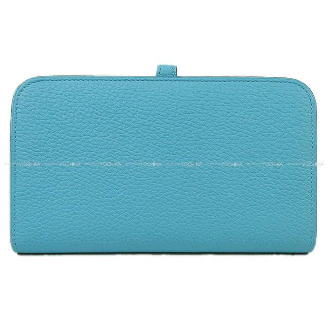 2019年春夏 新作 HERMES エルメス 長財布 ドゴンGM ブルーデュノール トゴ シルバー金具 新品