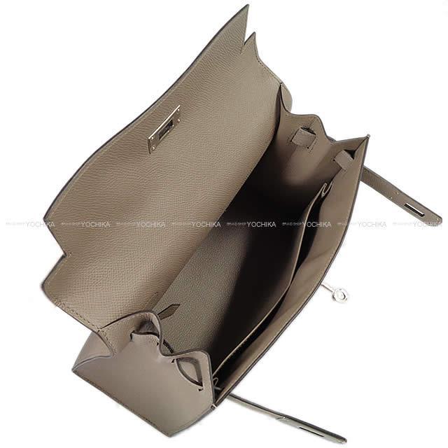 HERMES エルメス ハンドバッグ ケリー28 外縫い ジョーヌアンブル エプソン ゴールド金具 新品