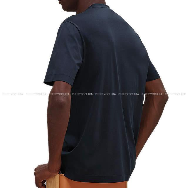2019春夏 新作 HERMES エルメス メンズ カットソー "Mors" プリント コットンジャージー 半袖 Tシャツ #M