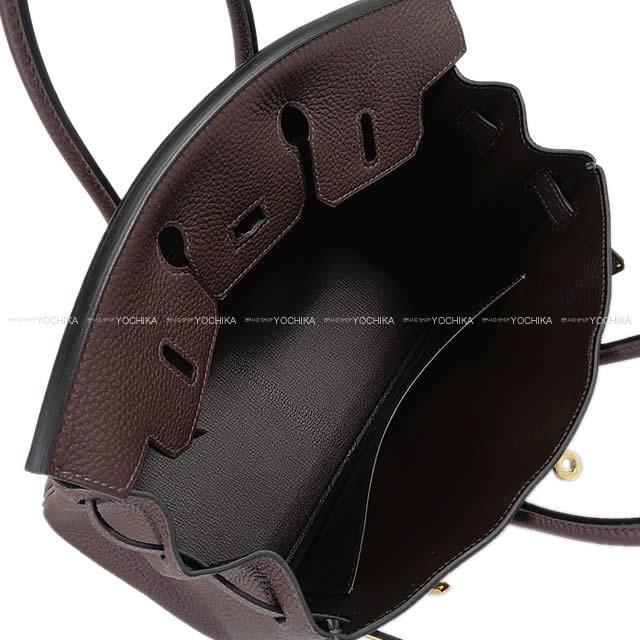 HERMES エルメス ハンドバッグ バーキン25 ショコラ トゴ ゴールド金具 新品