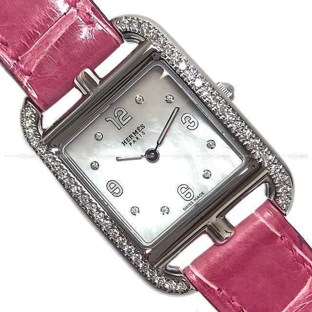HERMES エルメス レディース 腕時計 ケープコッド PM CC1.232 ダイヤモンド