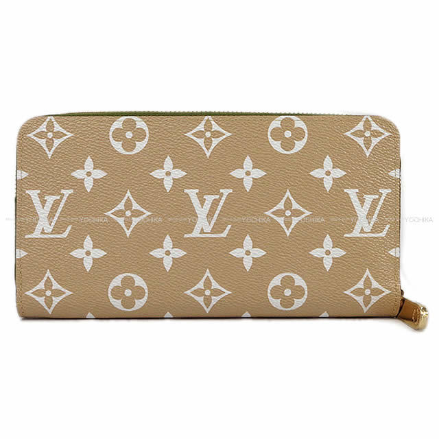 LOUIS VUITTON ルイ・ヴィトン 長財布 ジッピーウォレット カーキ ラージモノグラム
