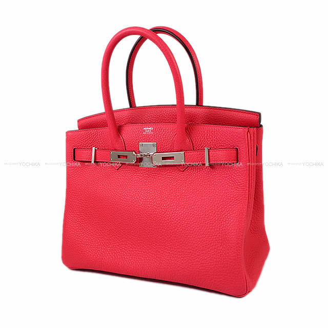 HERMES エルメス ハンドバッグ バーキン30 ローズエクストリーム(ローズエクストリーム) トリヨン シルバー金具 新品