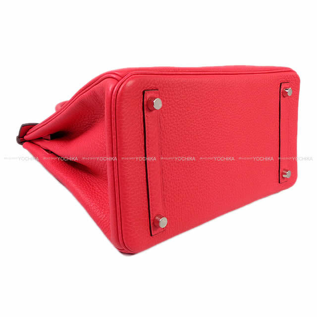 HERMES エルメス ハンドバッグ バーキン30 ローズエクストリーム(ローズエクストリーム) トリヨン シルバー金具 新品